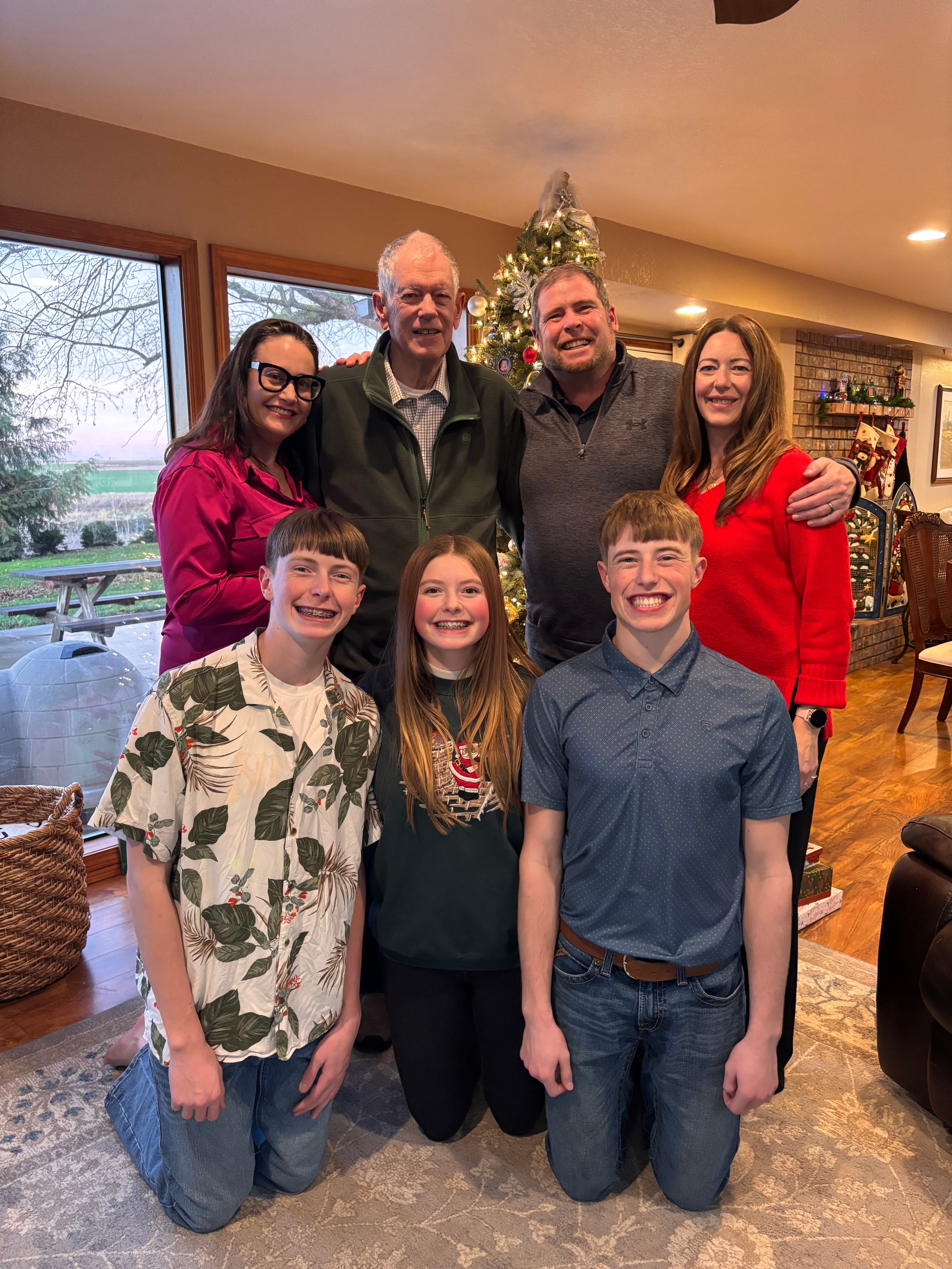 The Hansell family holiday gathering